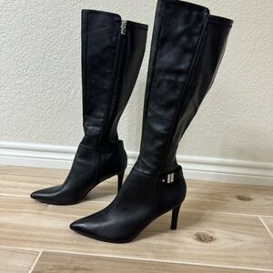 Women’s Calvin Klein knee high black boots. Size 10